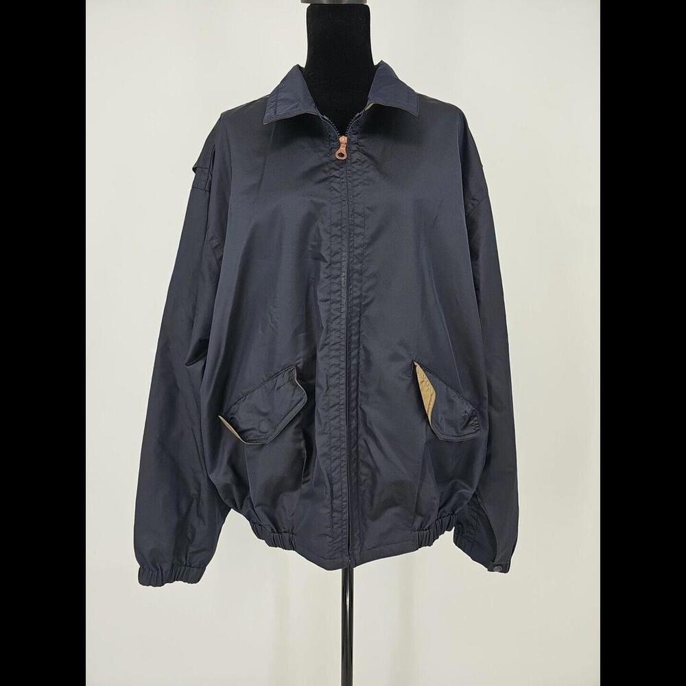 Vintage Joey Rodolfo 1879 Men's Full Zip Blue Bomber Golf Jacket Size Large